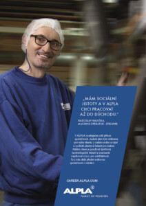 ALPLA Bystřice plakát nábor zaměstnanců Benešov u Prahy realizace ZULU Group